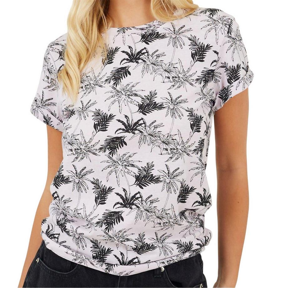 Brave Soul T-Shirt Motif Palmier  