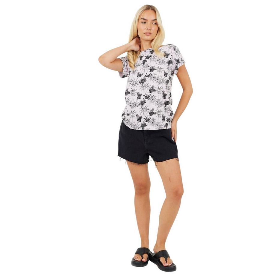 Brave Soul T-Shirt Motif Palmier  