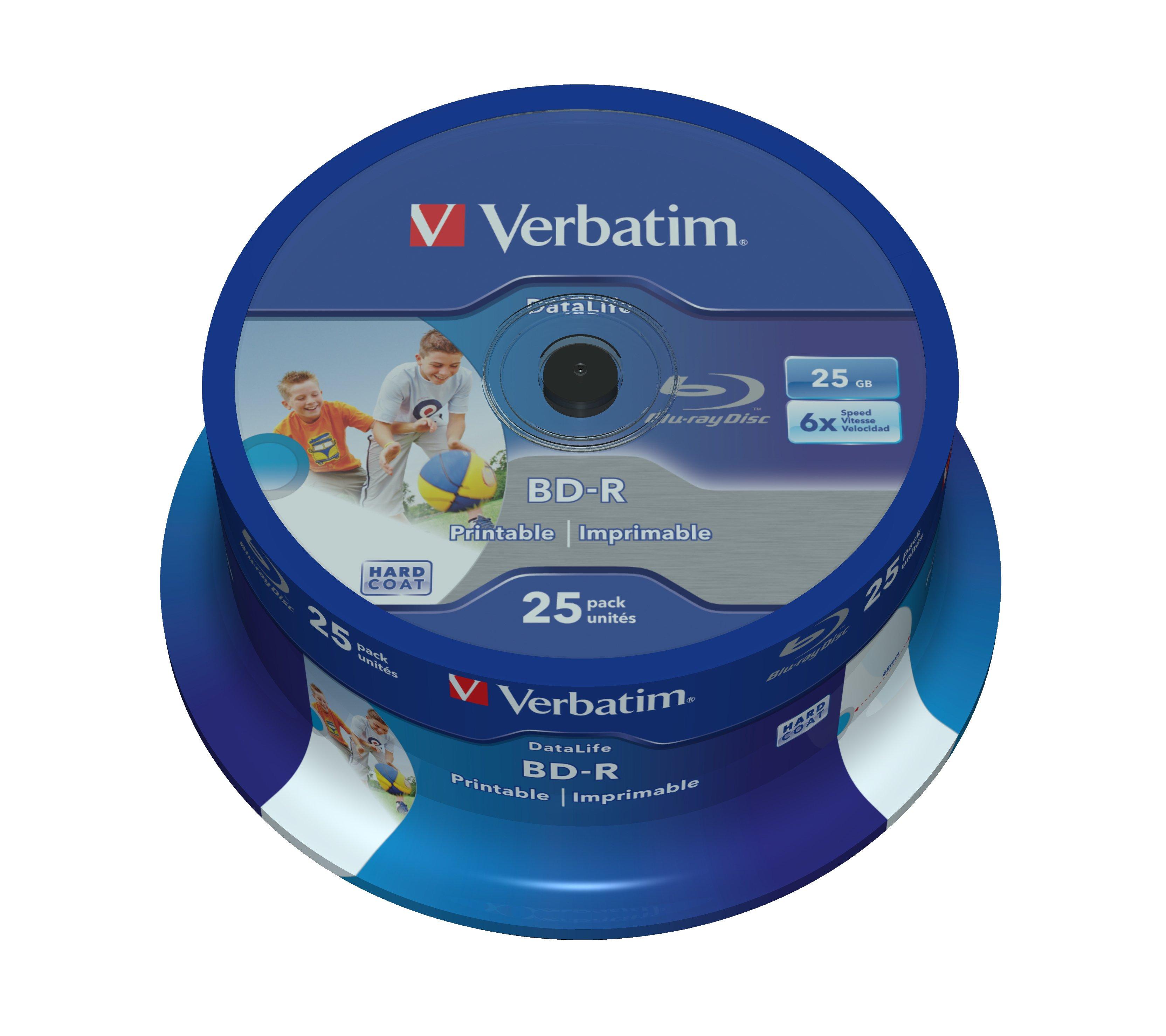 Verbatim  Verbatim 43811 disque vierge Blu-Ray BD-R 25 Go 25 pièce(s) 