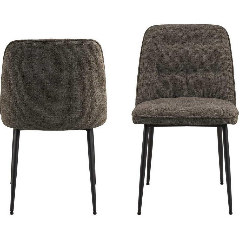 mutoni Chaise de salle à manger Shields taupe (1 pièce)  