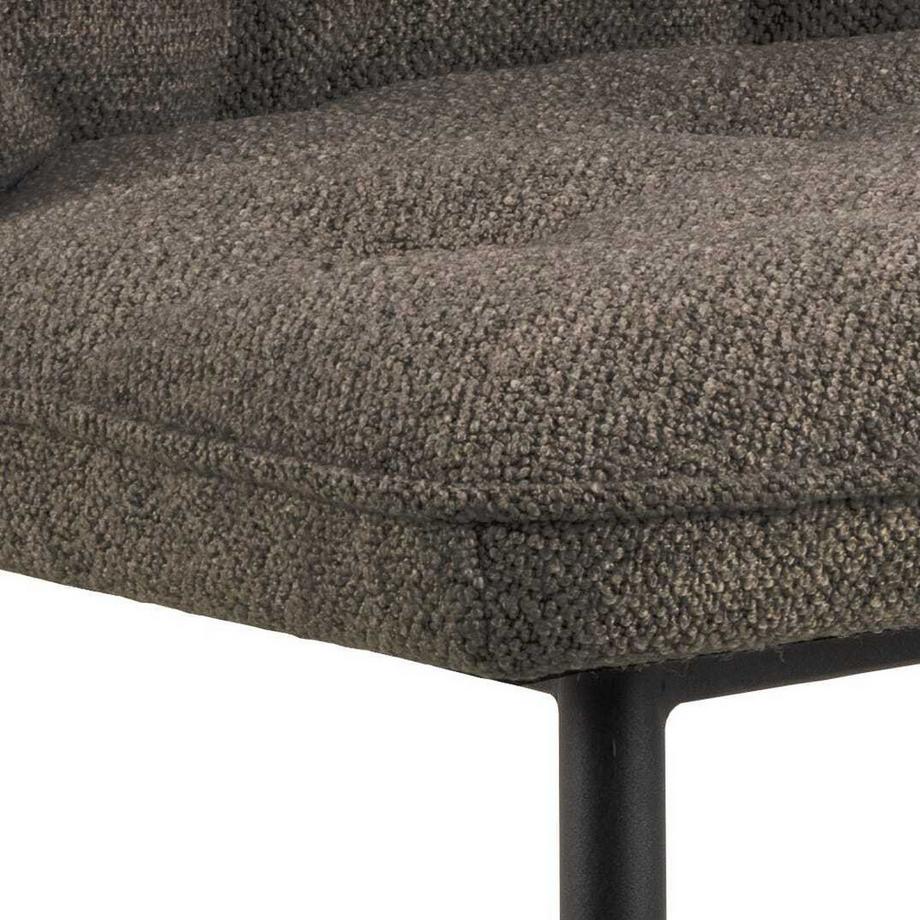 mutoni Chaise de salle à manger Shields taupe (1 pièce)  