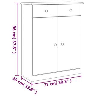 VidaXL Schuhschrank kiefernholz  