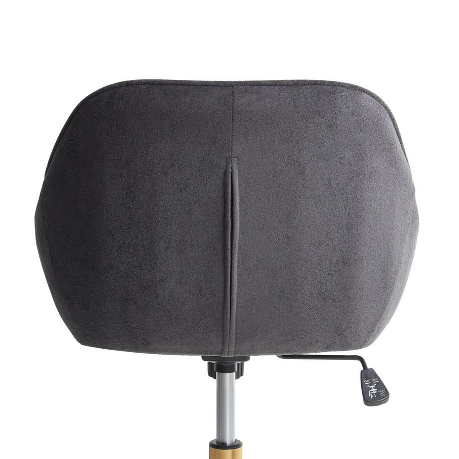 Beliani Schreibtischstuhl aus Samtstoff  BARDSDALE  