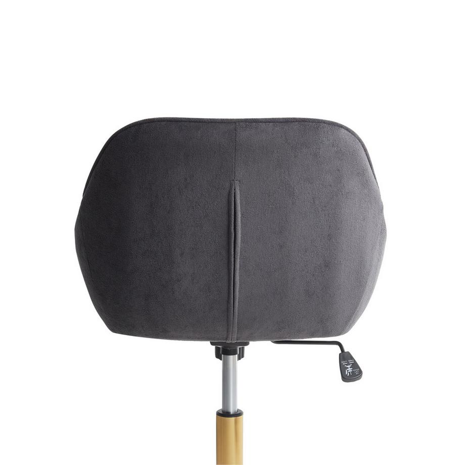 Beliani Schreibtischstuhl aus Samtstoff  BARDSDALE  