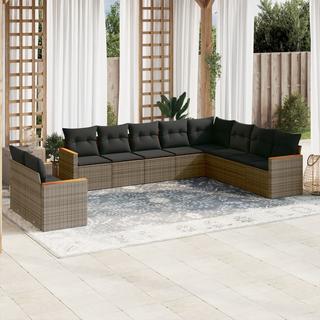 VidaXL Garten sofagarnitur poly-rattan  