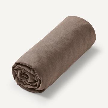Drap-housse lin lavé