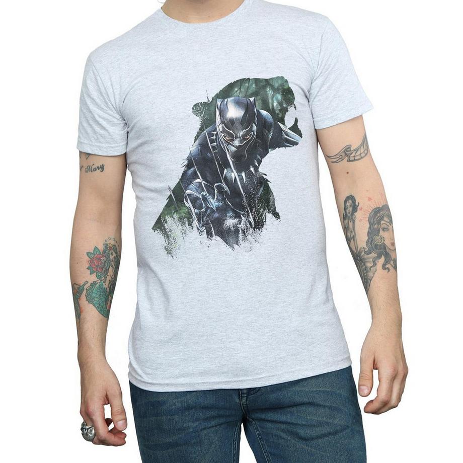 MARVEL Black Panther Bedrucktes T-Shirt  