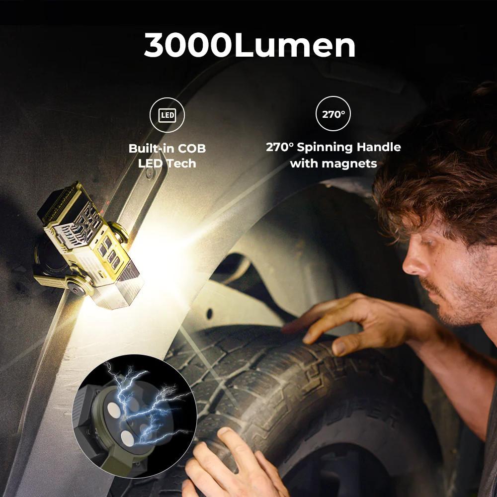 Flextail EVO REPELLER Lanterne anti-moustiques 3 en 1  