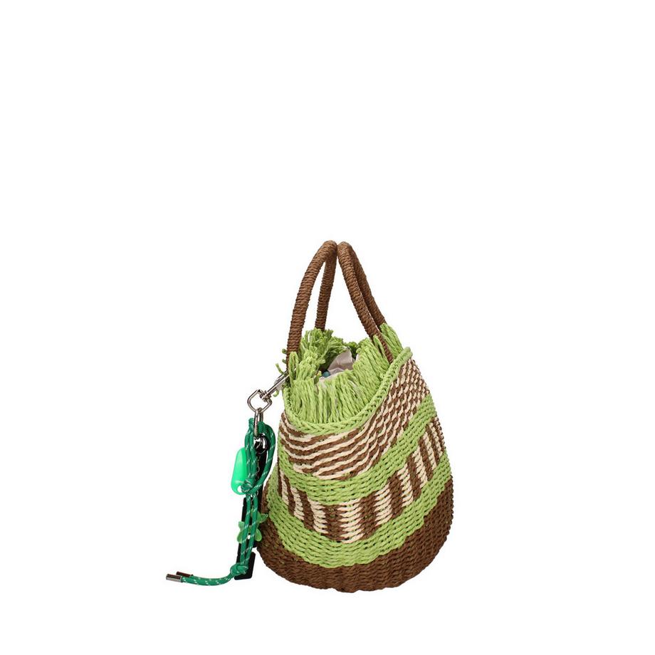 custo BARCELONA Sac à main tissé à rayures avec franges  
