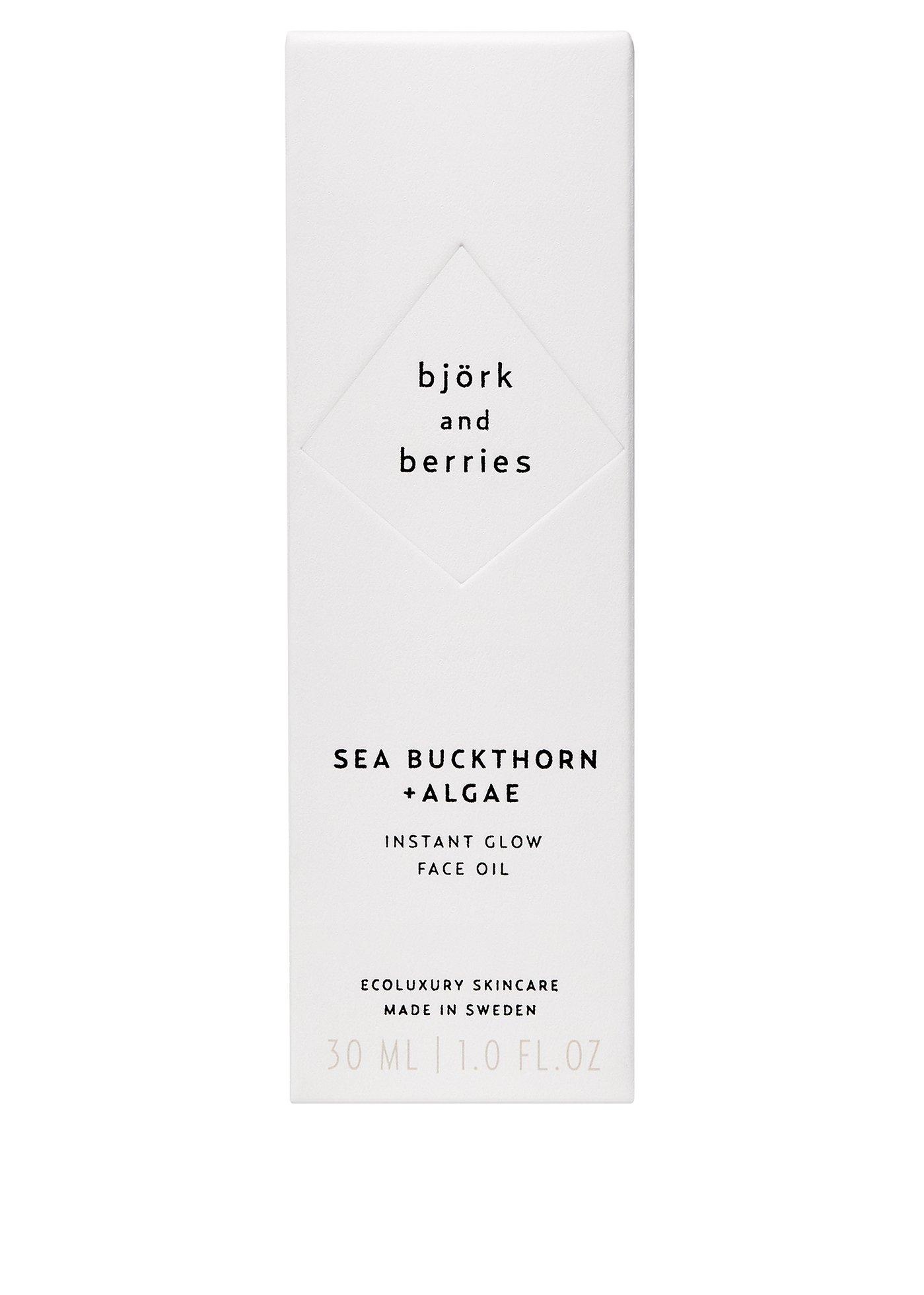 Björk & Berries  Huile du visage Instant Glow Face Oil Sea Buckthorn + Algae 