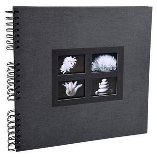 Exacompta Exacompta - Cod. 16841E - 1 Album foto spiralato PASSION per 360 foto - 60 pagine nere - F.to 32x32cm - Nero  