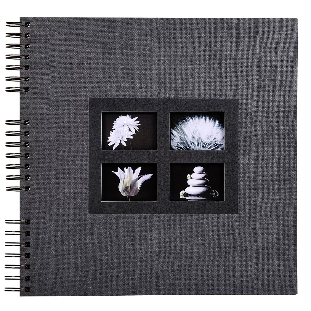 Exacompta Spiralalbum Passion 32x32cm 60 Seiten schwarz