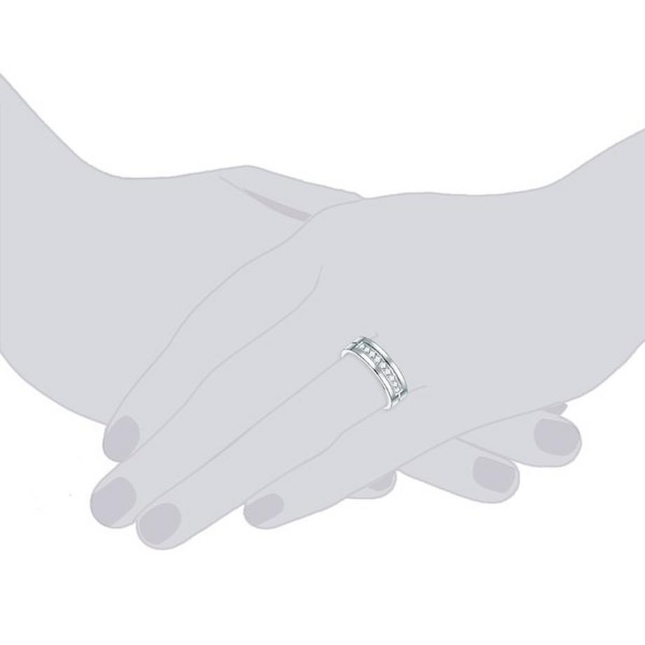 Trilani  Femme Bague en acier inoxydé 