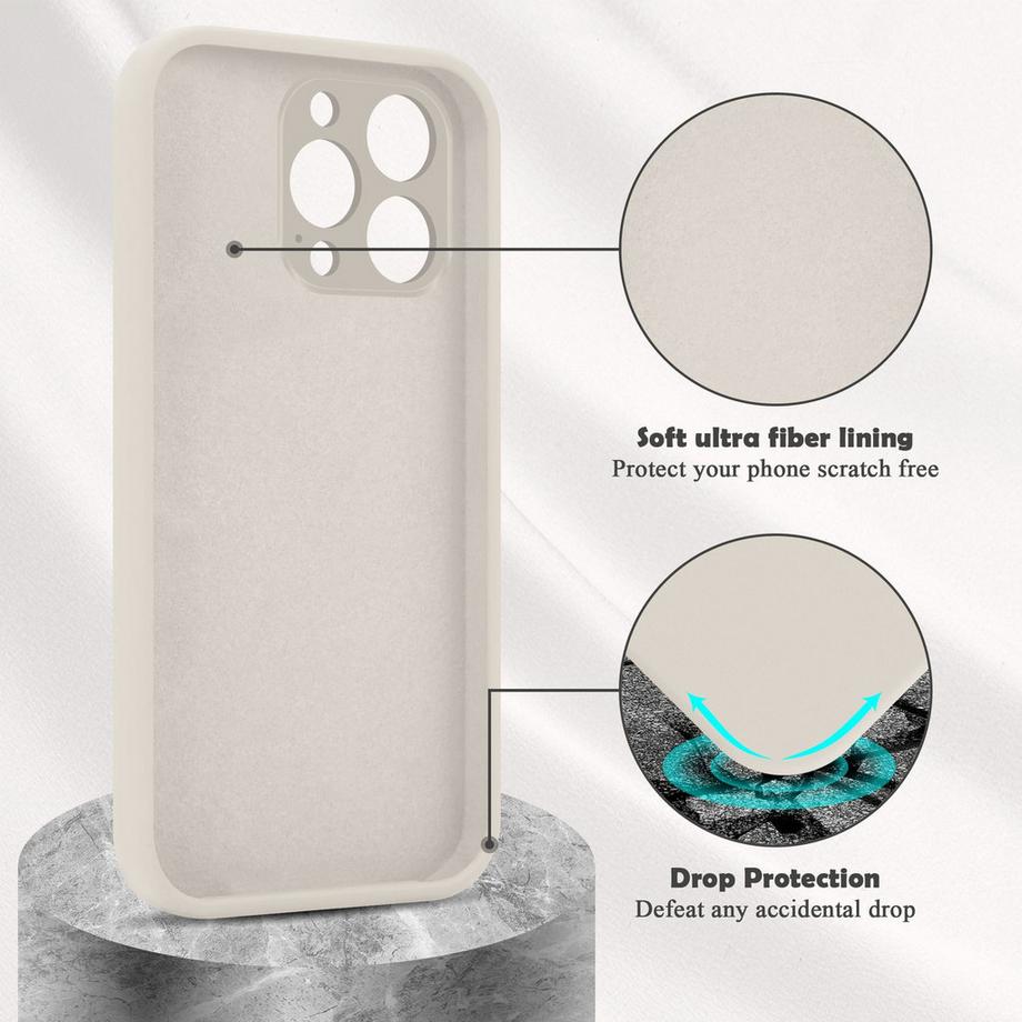 Cadorabo  Housse compatible avec Apple iPhone 14 PRO - Coque de protection en silicone TPU flexible e Soft Touch 