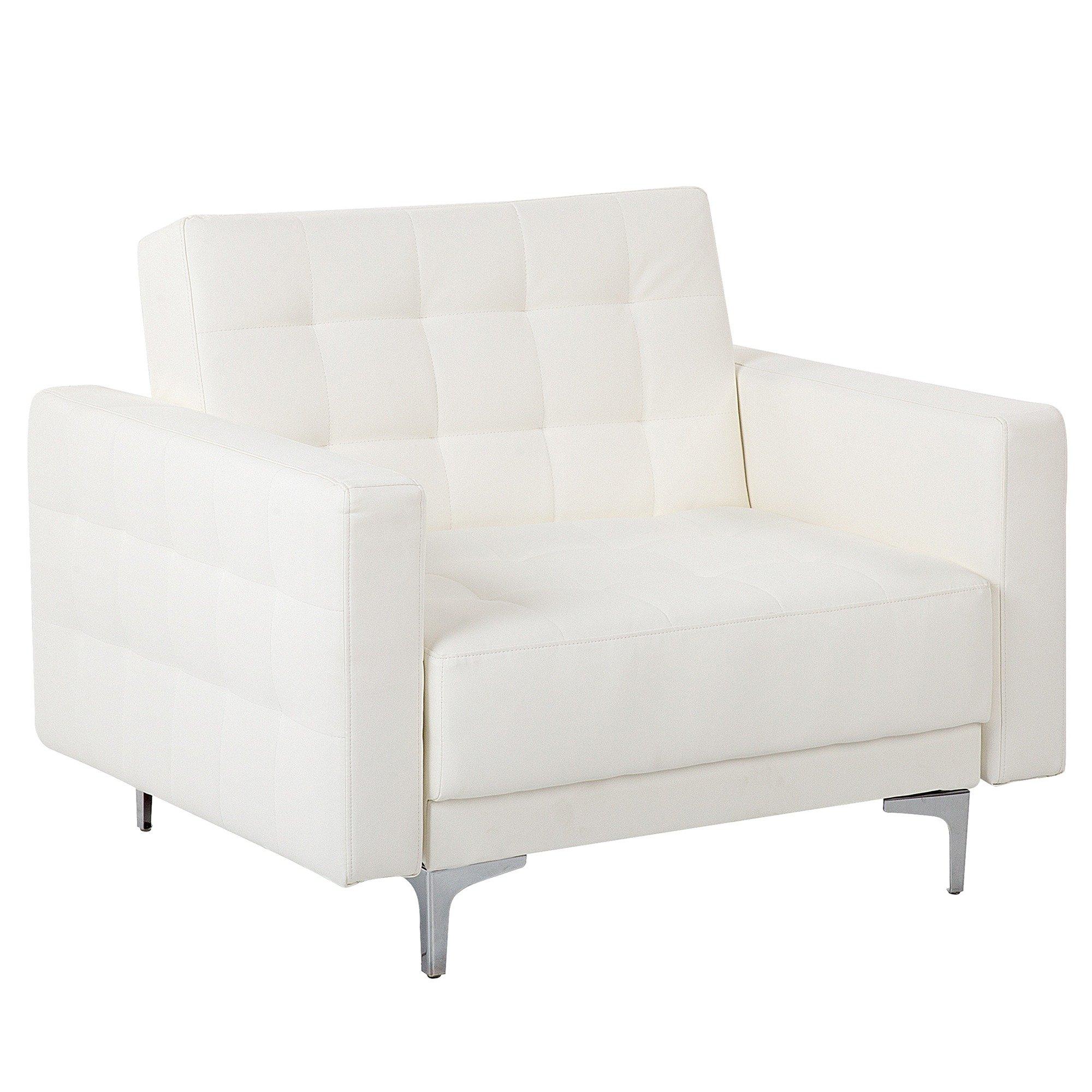 Beliani Fauteuil en Cuir PU Moderne ABERDEEN  