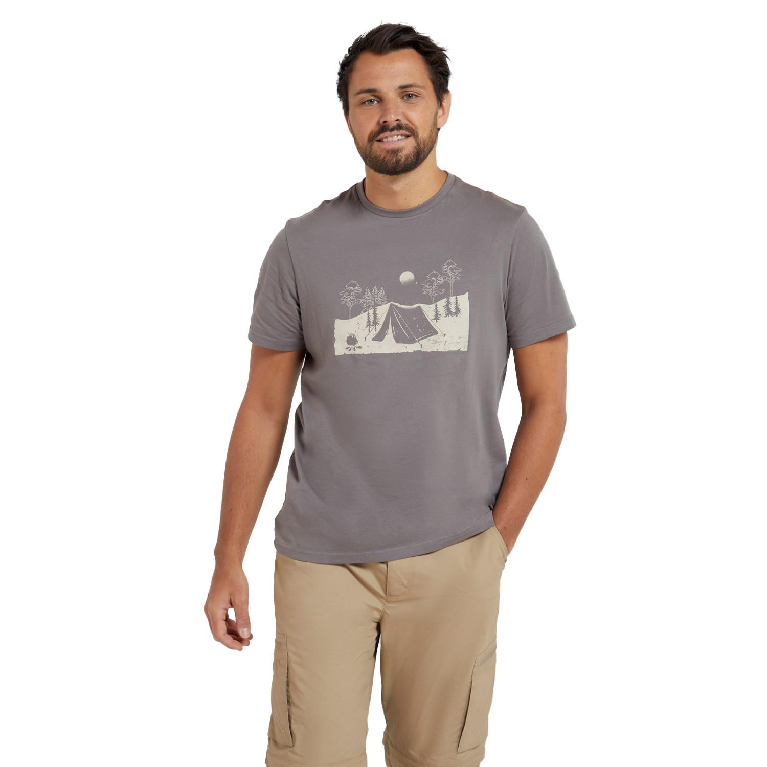 Mountain Warehouse Camping Sketch T-Shirt  