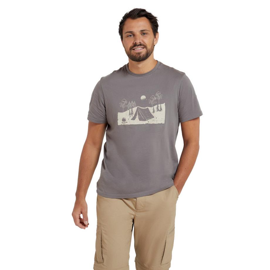 Mountain Warehouse T-shirt Camping Sketch  