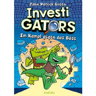 InvestiGators (Band 1) - Im Kampf gegen das Böse Green, John Patrick; Wieland, Matthias (Übersetzung); Green, John Patrick (Illustrationen) Couverture rigide 