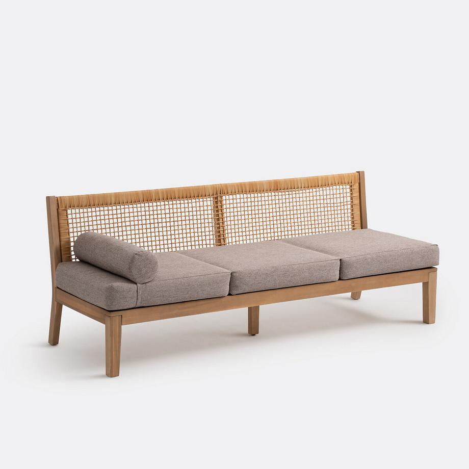 Canapé de jardin modulable