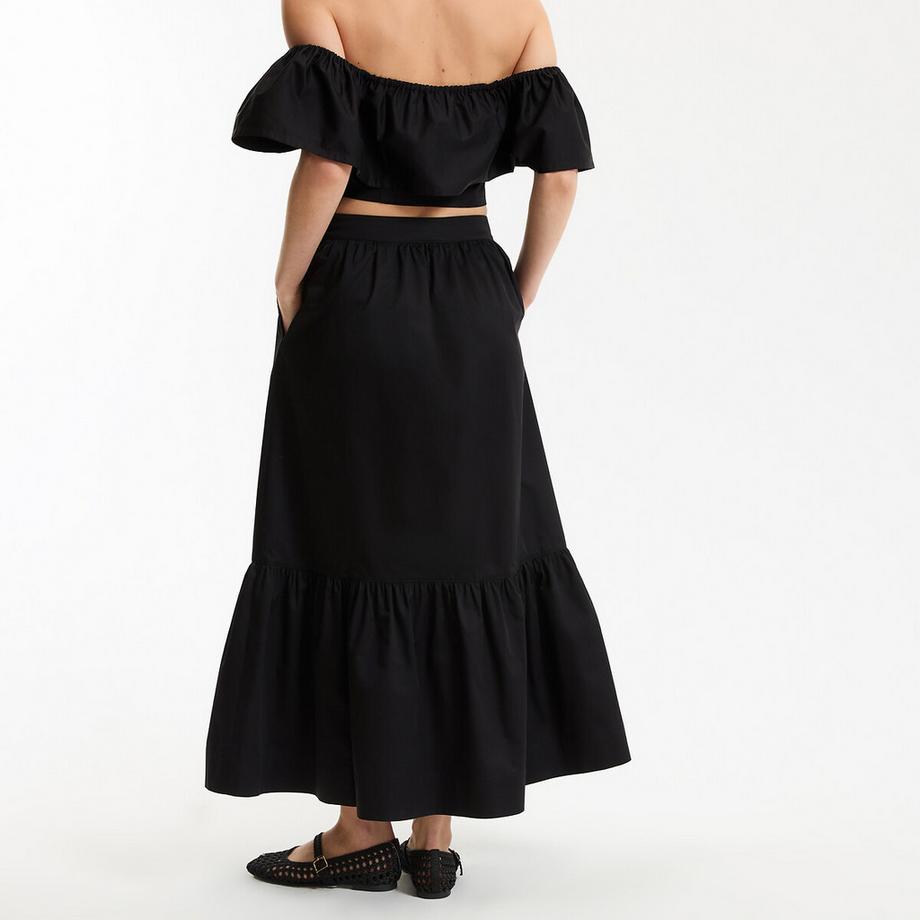 La Redoute Collections Jupe longue à volant  