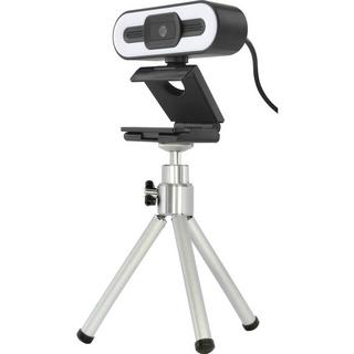 Renkforce  Webcam mit 2K HD-Auflösung und Videoleuchte 