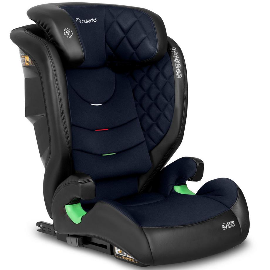 B2X  Siège auto Nukido Louis noir et bleu marine 15-36 kg ISOFIX 