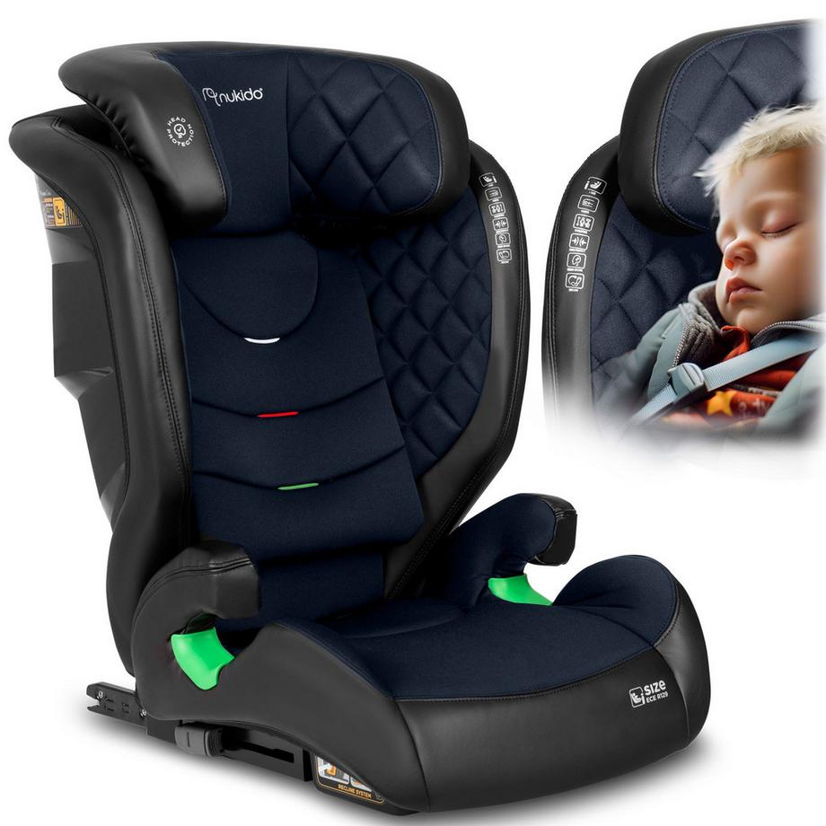 B2X  Siège auto Nukido Louis noir et bleu marine 15-36 kg ISOFIX 