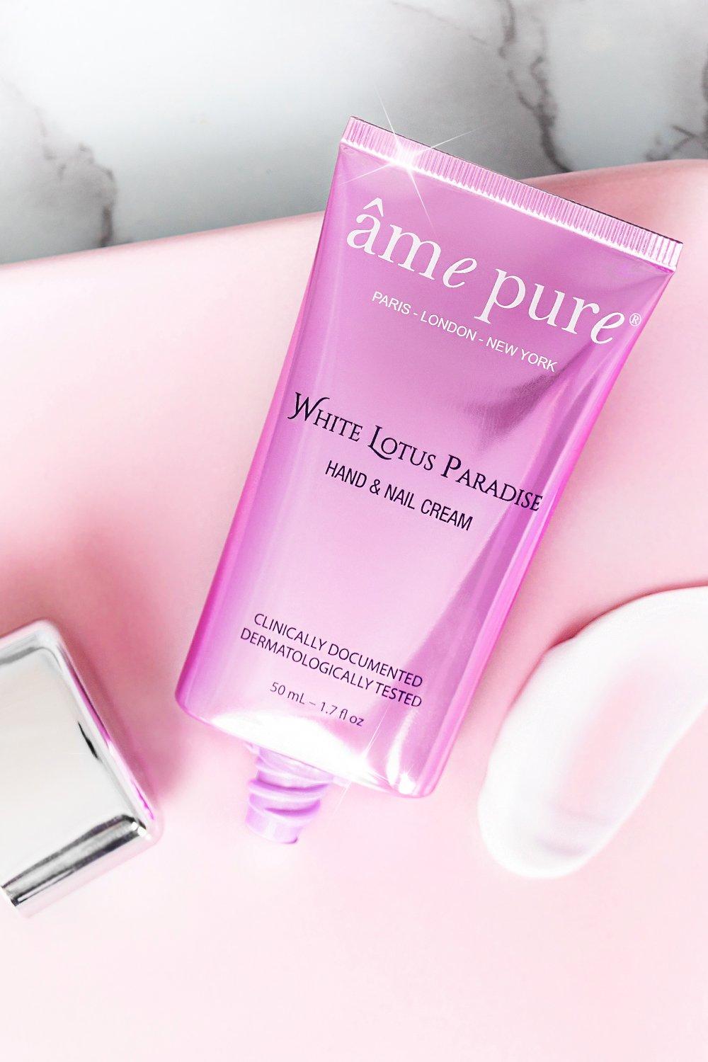 âme pure  White Lotus Paradise Handcreme für trockene hände  5 Stk. 