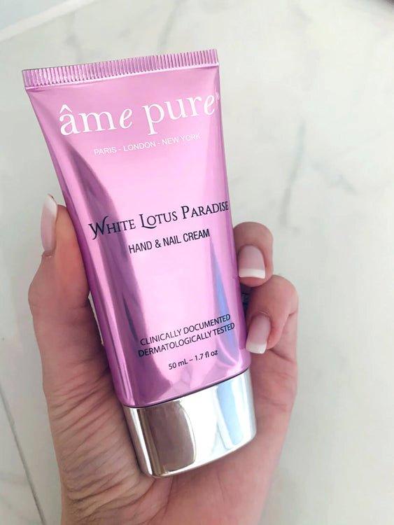 âme pure  White Lotus Paradise Handcreme für trockene hände  5 Stk. 