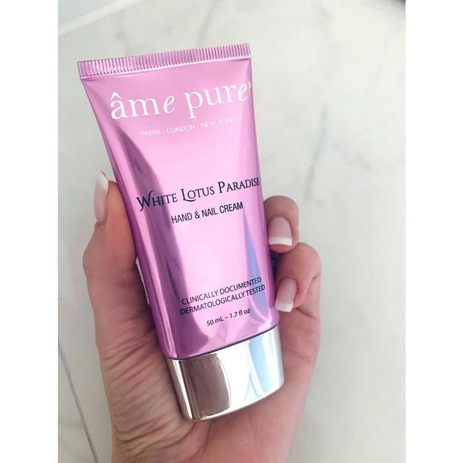âme pure  White Lotus Paradise Handcreme für trockene hände  5 Stk. 