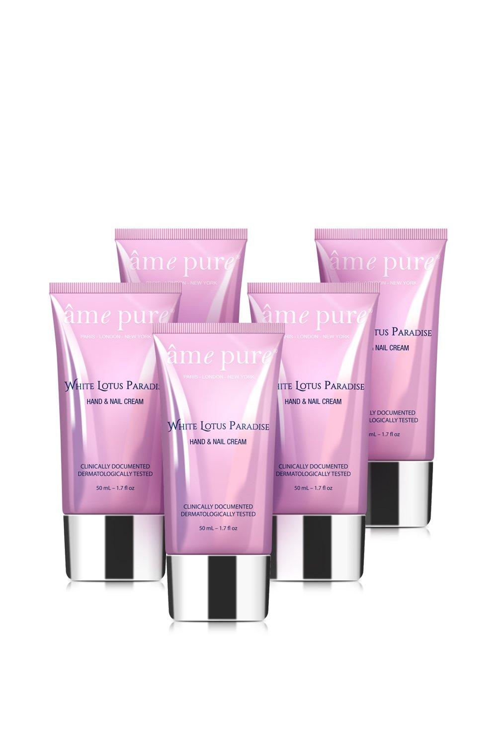 âme pure  White Lotus Paradise Handcreme für trockene hände  5 Stk. 