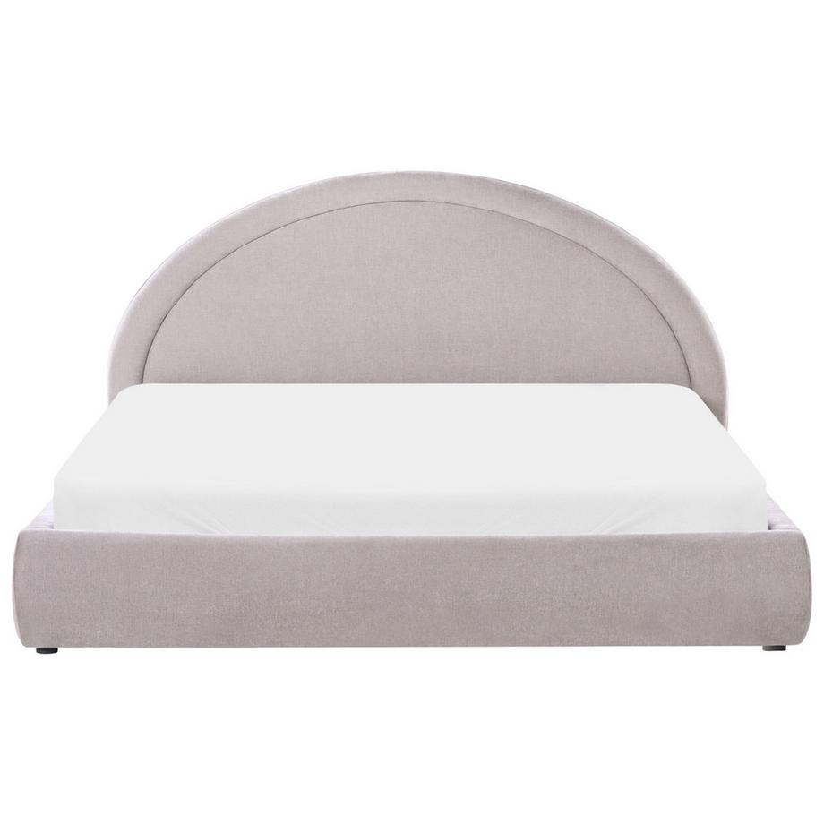 Beliani Letto contenitore en Tessuto Moderno MOUZON  