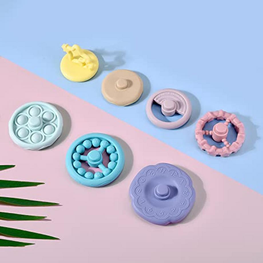 Activity-board  7 Stück Stacking Spielzeug mit Ringen, Stacking Tower Stacking Cup Beißring Baby, sensorische 