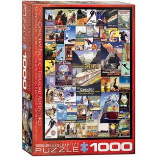 Eurographics  Puzzle Eurographics Railroad Adventures - 1000 pièces 