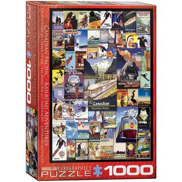 Puzzle Eurographics Railroad Adventures - 1000 pièces