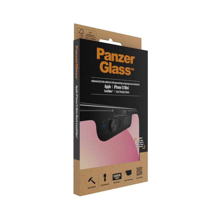 PanzerGlass  DISPLAYSCHUTZ CF CAM SLIDER AB IPHONE 13 MINI (1 ST?CK, IPHONE 2021 5.4'') 