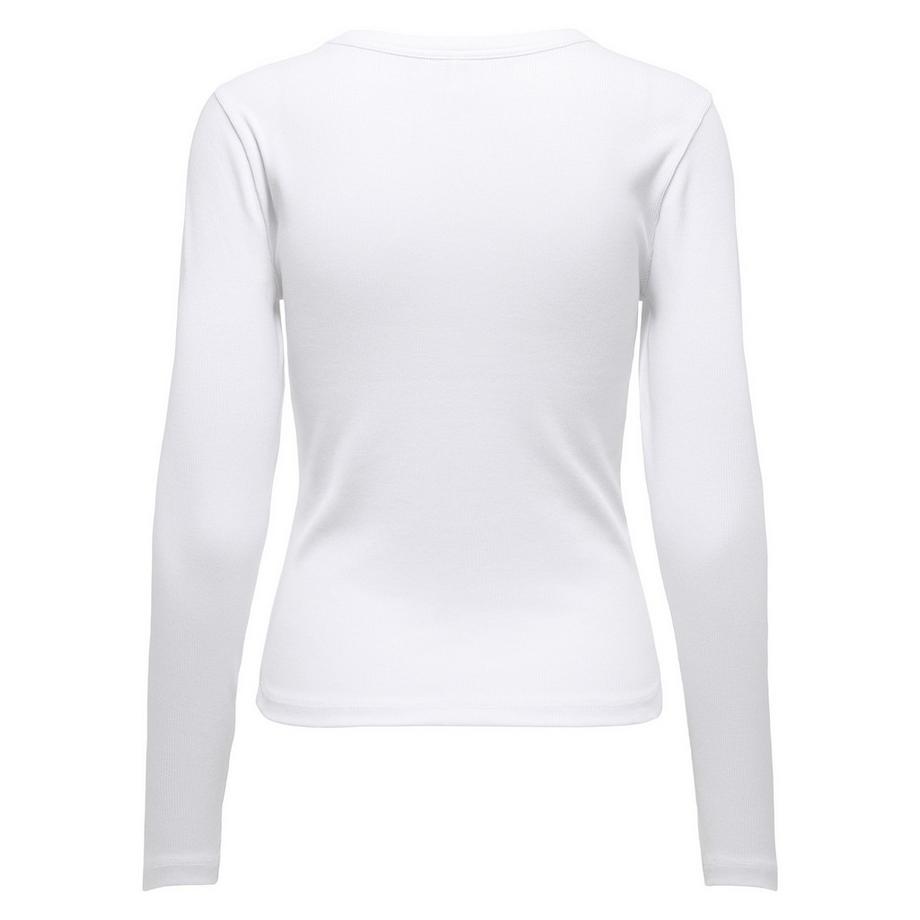 ONLY Longsleeve O-Neck Sweatshirt Figurbetont  