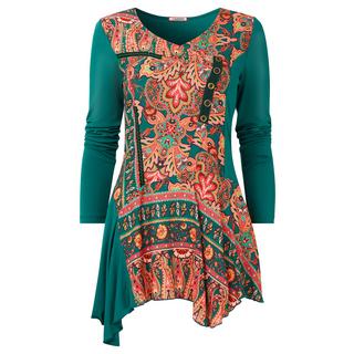 Joe Browns  Bedruckte Jersey-Tunika mit Taschentuch-Saum 