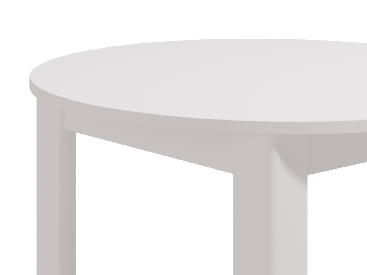 Vente-unique Table à manger 4 couverts - Blanc - YUVALA  