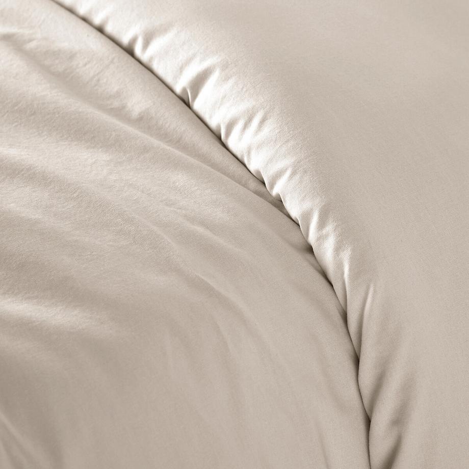La Redoute Intérieurs Scenario Housse de couette unie en coton lavé  