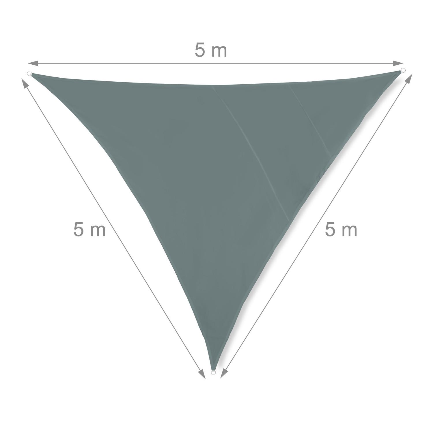 B2X Voile d'ombrage triangulaire gris  