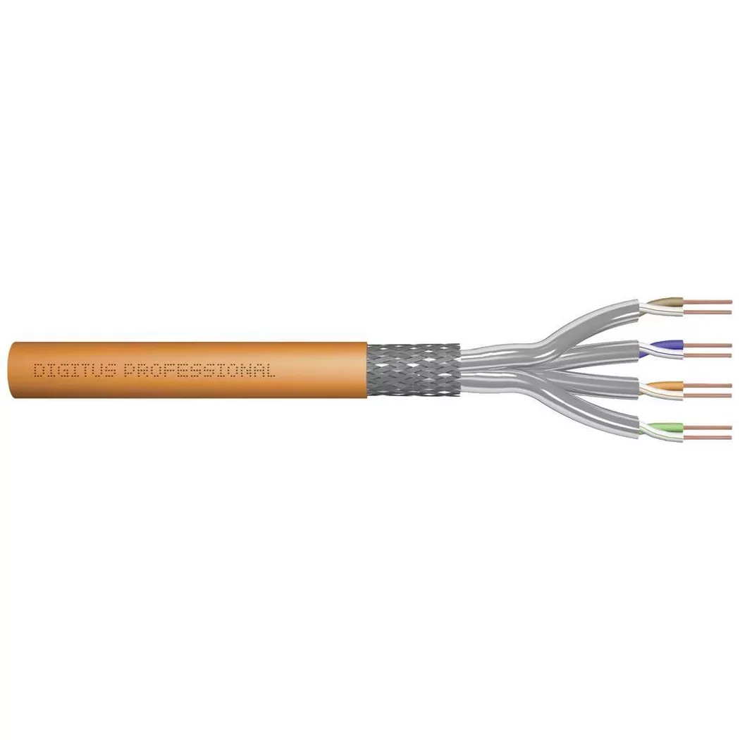 Digitus DK-1743-VH-025 CAT 7 S/FTP Cable 25m Orange 1200MHz LSZH