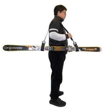 Schultergurt für Snowboard und Ski - Schwarz