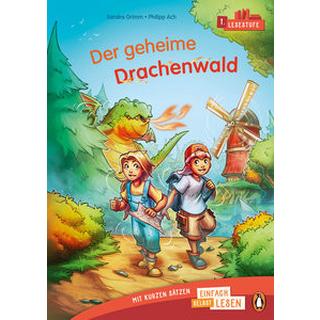 Penguin JUNIOR - Einfach selbst lesen: Der geheime Drachenwald - (Lesestufe 1) Grimm, Sandra; Ach, Philipp (Illustrationen) Couverture rigide 