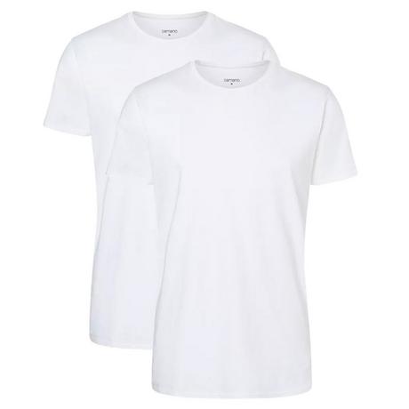 camano Comfort BCI Cotton Col Rond T-Shirt Lot de 2  