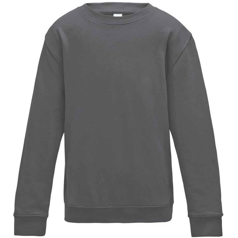 Just Hoods Plain Pullover mit Rundhalsausschnitt