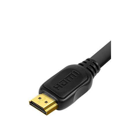 B2X  Cavo piatto HDMI a HDMI 4K, 2 m - nero 