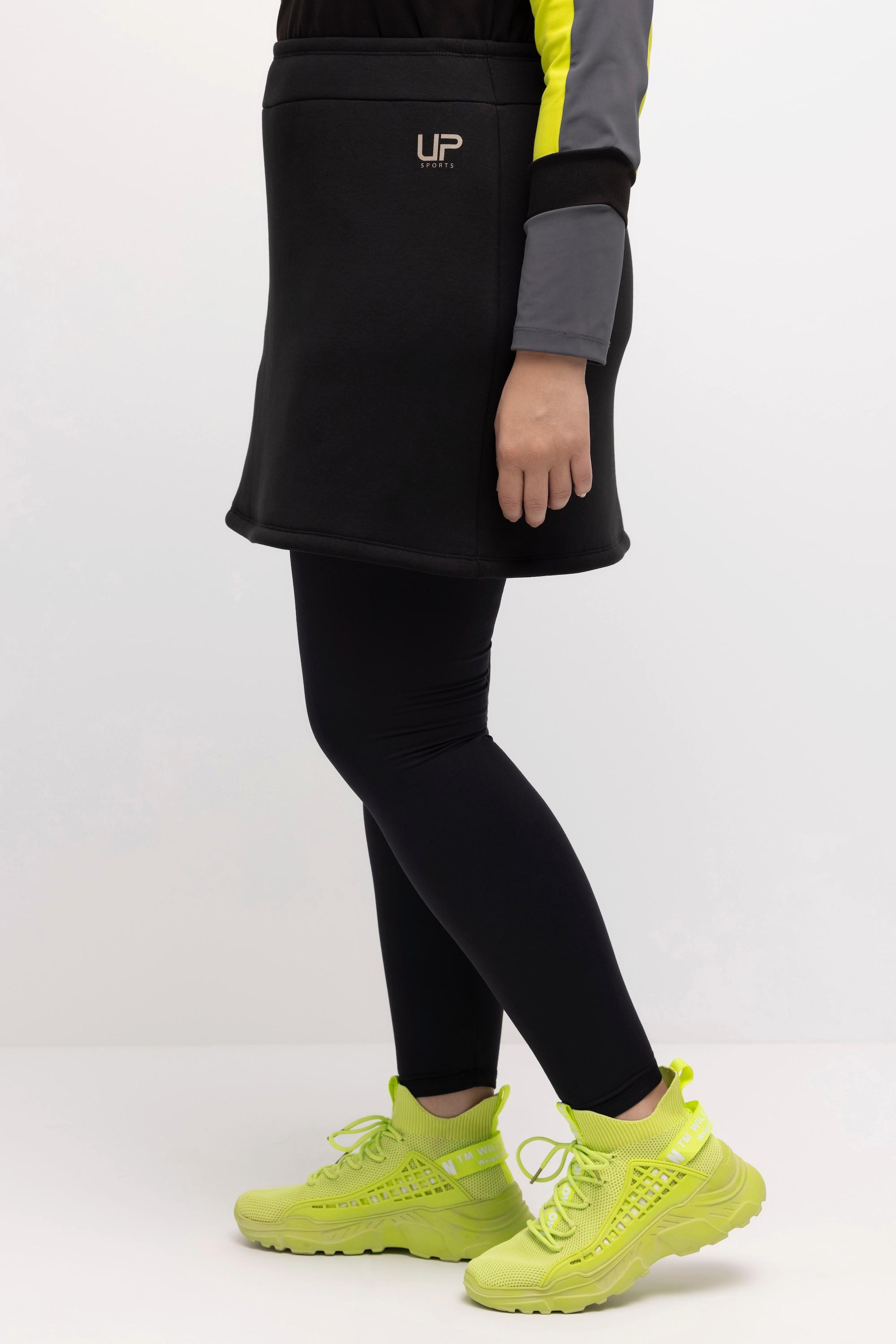 Ulla Popken A-Linien Rock Webfell-Futter Elastikbund High Waist  