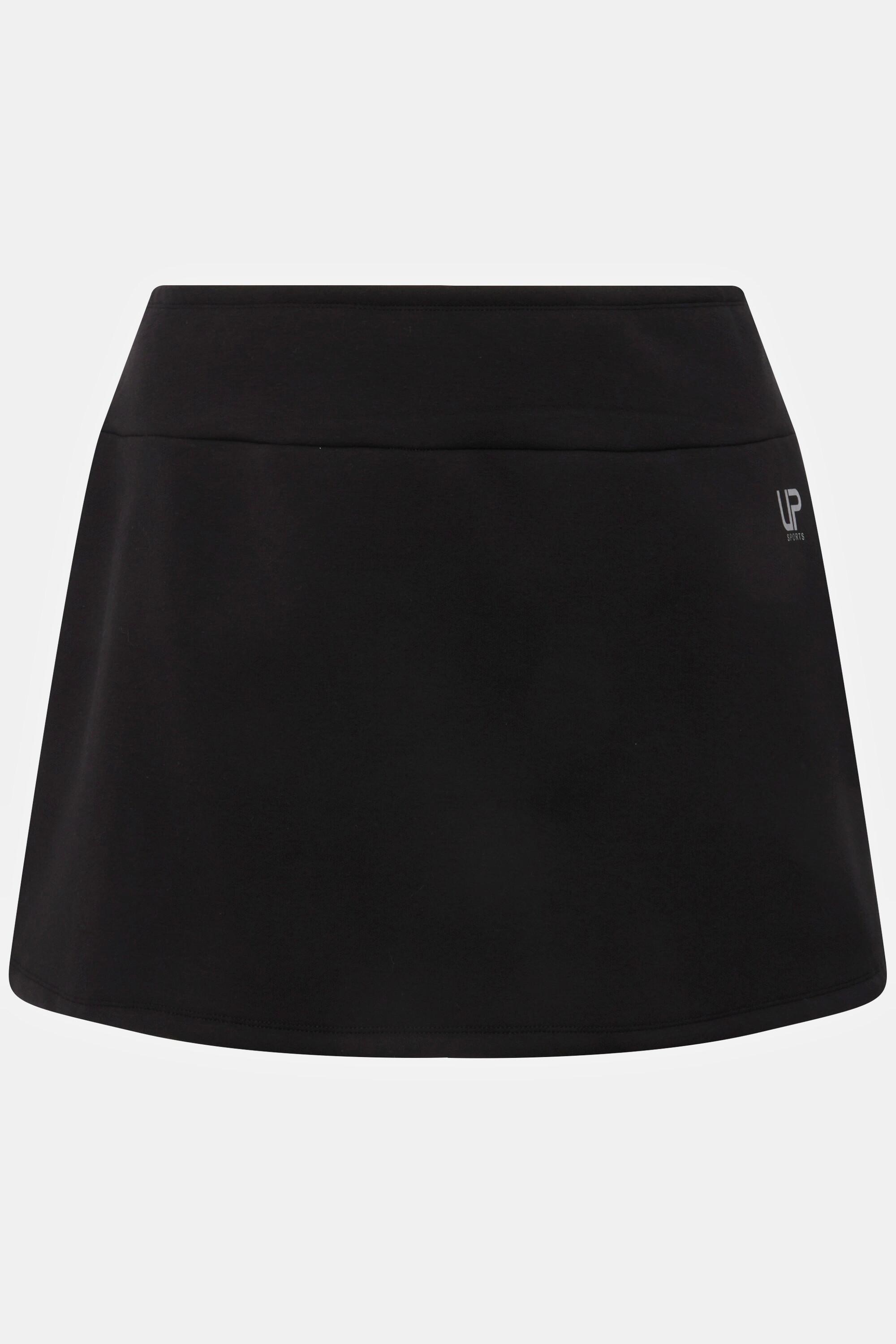 Ulla Popken A-Linien Rock Webfell-Futter Elastikbund High Waist  