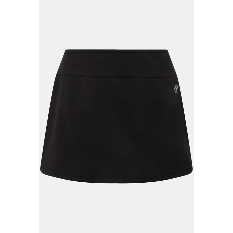 Ulla Popken A-Linien Rock Webfell-Futter Elastikbund High Waist  